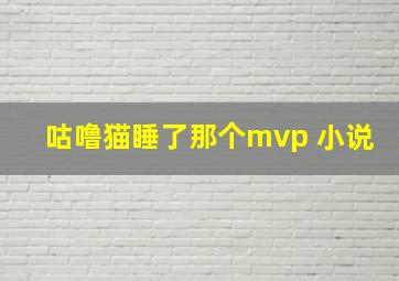 咕噜猫睡了那个mvp 小说